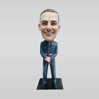 Custom Military officer bobblehead