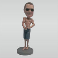 Personalized custom strong man bobbleheads
