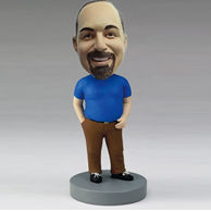 Personalized custom fashion men bobbleheads