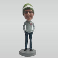 Personalized custom casual bobble heads