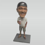 Personalized custom casual bobblehead doll