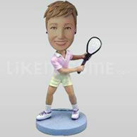 Custom Bobblehead Tennis 6-10856