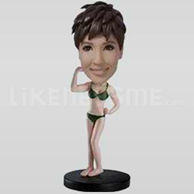 Custom Bobblehead Woman Bathing Suit 2-10857