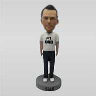 Custom NO.1 Dad bobbleheads