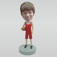 Custom basketball player bobblehead doll