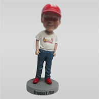 Custom casual boy bobbleheads