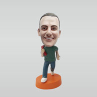 Personalized custom funny male bobbleheads