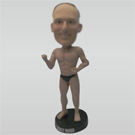 Custom strong man bobble heads