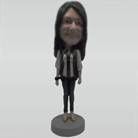 Custom fashion lady bobbleheads