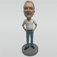 Personalized Custom bobblehead  of casual