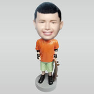 Personalized custom Skateboard boy bobbleheads