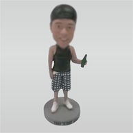 Personalized Custom casual man bobbleheads