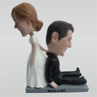 Custom funny wedding bobble head