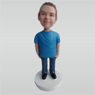 Custom cute boy bobblehead dolls