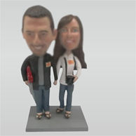 Personalized Custom couple bobbleheads