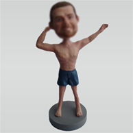 Custom shorts man bobbleheads