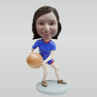 Custom sport girl bobbleheads