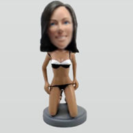 Custom beach girl bobbleheads