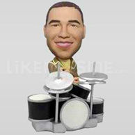 Custom Bobblehead Drummer-10973