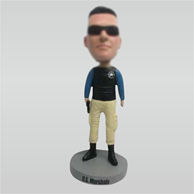 Custom Special Police bobble heads