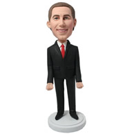 Custom witty business men bobble heads