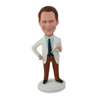 Custom old teacher bobble heads