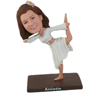 Custom nice young dancer bobble heads