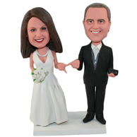 The wedding anniversary custom bobble heads