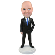 The suit man custom bobble heads