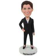 The woman manager custom bobbleheads