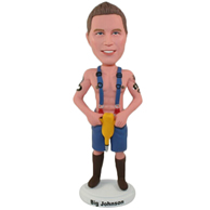 The man in overalls custom bobbleheads