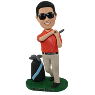 The golf man custom bobbleheads