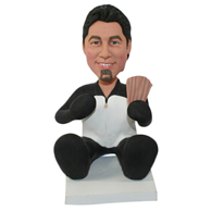 The man eat popsicles custom bobbleheads