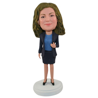 The career woman custom bobbleheads