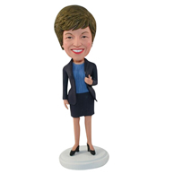 The career woman custom bobbleheads