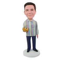 The man with a smile custom bobbleheads