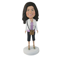 The woman with a great deal of tolerance custom bobbleheads