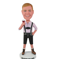 The man is eating ice cream custom bobbleheads