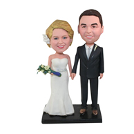 The newly married couple custom bobbleheads