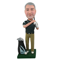 The golf man custom bobbleheads