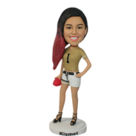 The beautiful woman custom bobbleheads