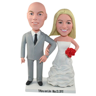 The couple custom bobbleheads