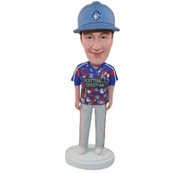 The man wearing a hat custom bobbleheads