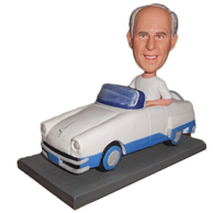 The man sitting in the car custom bobbleheads