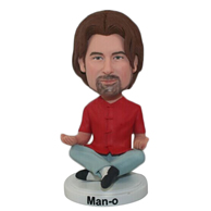 The meditation man custom bobbleheads