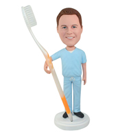 The toothbrush man custom bobbleheads