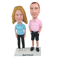 The pair of husband and wife custom bobbleheads