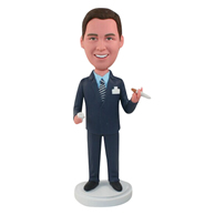 The suit man custom bobbleheads