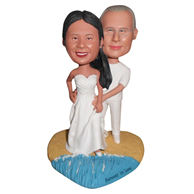 The pair of husband and wife custom bobbleheads