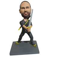 The fencing man custom bobbleheads